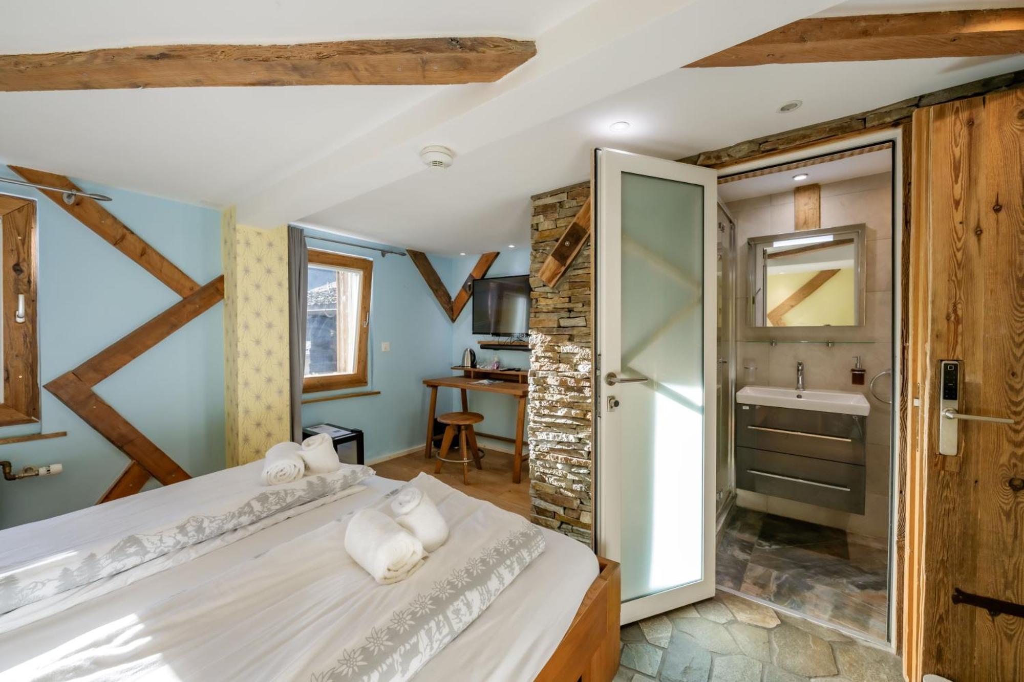 Hotel De La Croix-Federale Leukerbad Bagian luar foto
