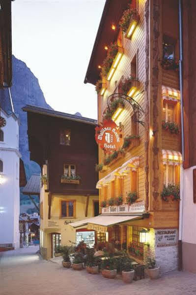 Hotel De La Croix-Federale Leukerbad Bagian luar foto